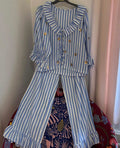Pantalones Kiki - Rayas azules