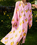 Vestido Lara - Limones rosas