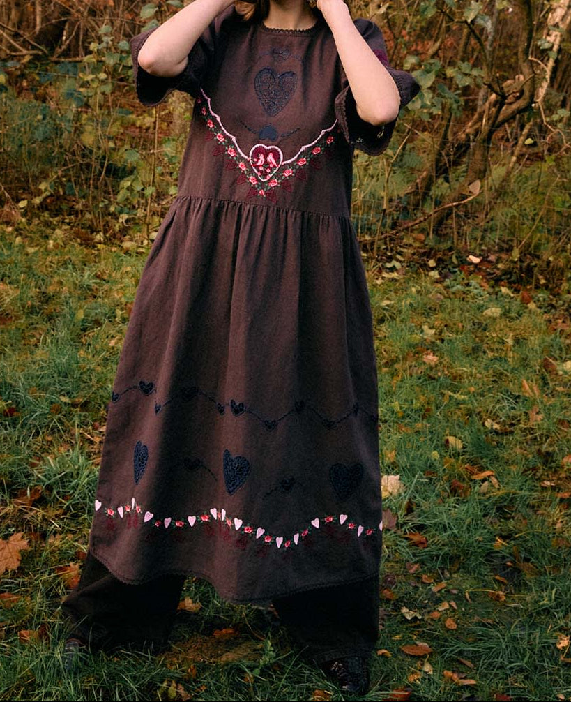 Vestido Sky - Marrón
